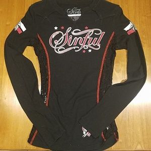 SINFUL long sleeve shirt